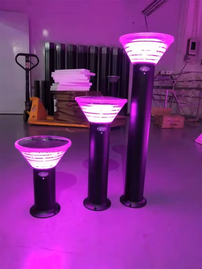 Lumière extérieure de cour IP65 imperméabilisent la borne de pelouse de 10W pour la lampe solaire de jardin de LED de décor de jardin