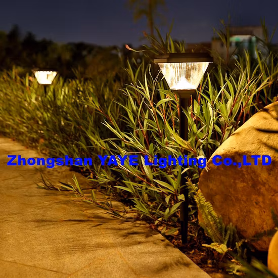 Le jardin extérieur imperméable de voie de stock allume la lumière solaire moderne de jardin de LED à vendre